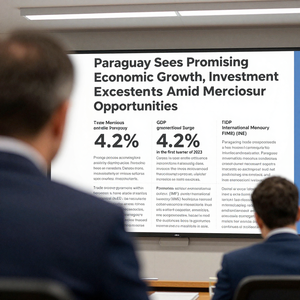 Paraguay Sees Promising Economic Growth, Investment Surge Amid Mercosur Opportunities
